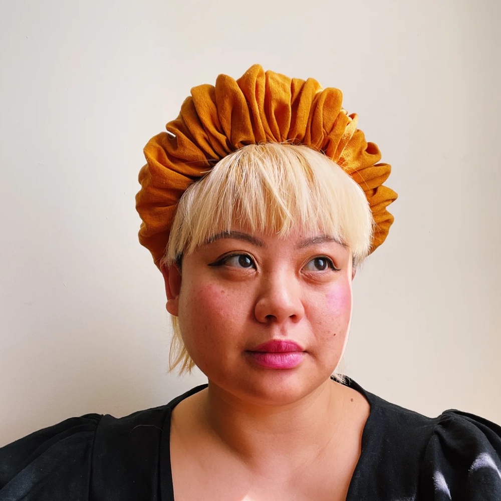 Hello Darling Midsize Mini Linen Croissant Crown